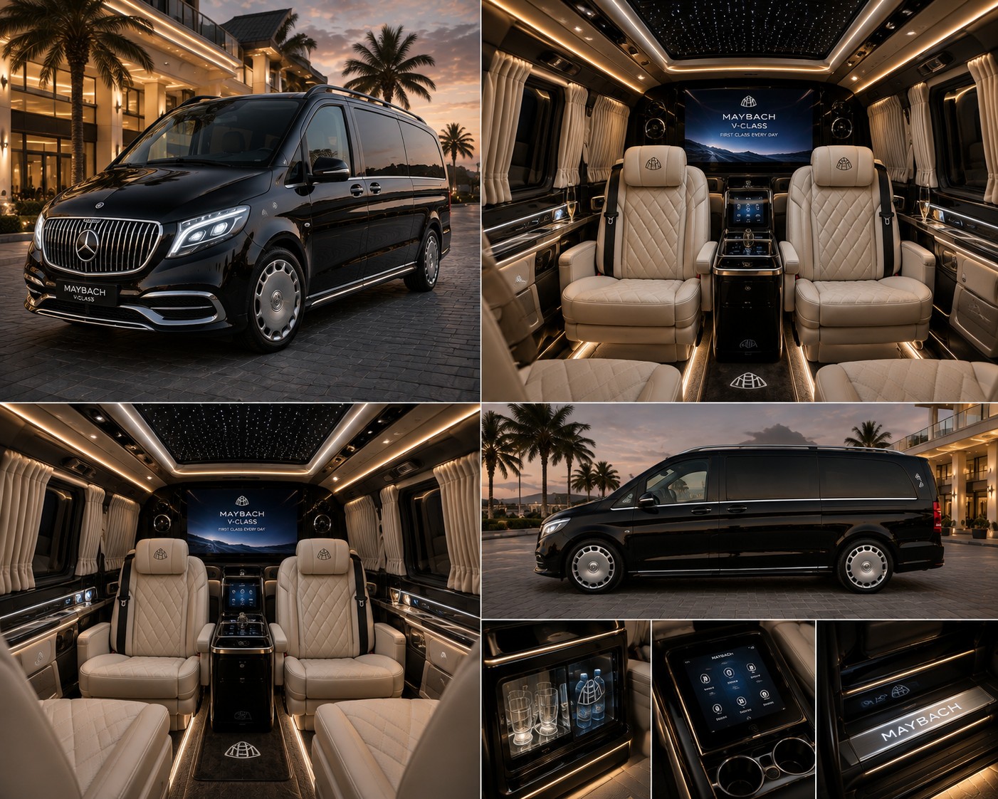 Mercedes V-Class Business Lounge for Dominican Republic tours and transfers